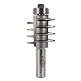 Whiteside Router Bits 3390 Fine Finger Joint Bit with 1-3/8-Inch Large Diameter and 5/16-Inch to...