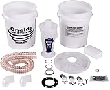 Dust Deputy Deluxe Cyclone Separator Kit with Collapse-Proof Buckets for Wet/Dry Shop Vacuums (DD...
