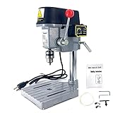 EWANYO 3-Speed Benchtop Drill Press, Electric Bench Wood Drilling Machine for DIY Creation, Small...