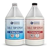 Incredible Solutions Crystal Clear Cast Tabletop Epoxy, UV Resistant High Gloss Finishing, Bar...