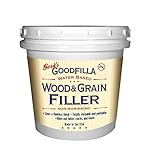 Water-Based Wood & Grain Filler (Trowel Ready) - Cherry - 1 Quart By Goodfilla | Replace Every...