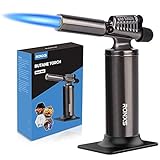 RONXS Butane Torch, Premium All Metal Construction Big Torch Adjustable Refillable Industrial Torch,...