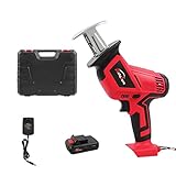 Cordless Reciprocating Saw Kit AUTOJARE 18V 20V Max Electric Handheld Power Saw With 2.0Ah...