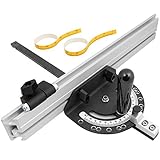 Fulton Precision Miter Gauge with Aluminum Miter Fence with 45 degree Angled Ends for Maximum Stock...
