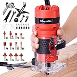CtopoGo Compact Wood Palm Router Tool Hand Edge Trimmer WoodWorking Joiner Cutting Palmming Tool...
