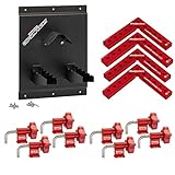 Woodpeckers Clamping Square Plus, Includes 8 CSP Clamps, 4 Clamping Squares and CSP Clamp Rack-It...