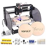 2-in-1 Yofuly 7W Engraving Machine, 3018 Pro-M DIY CNC Router Kit 3 Axis GRBL Control 3 Axis PCB...